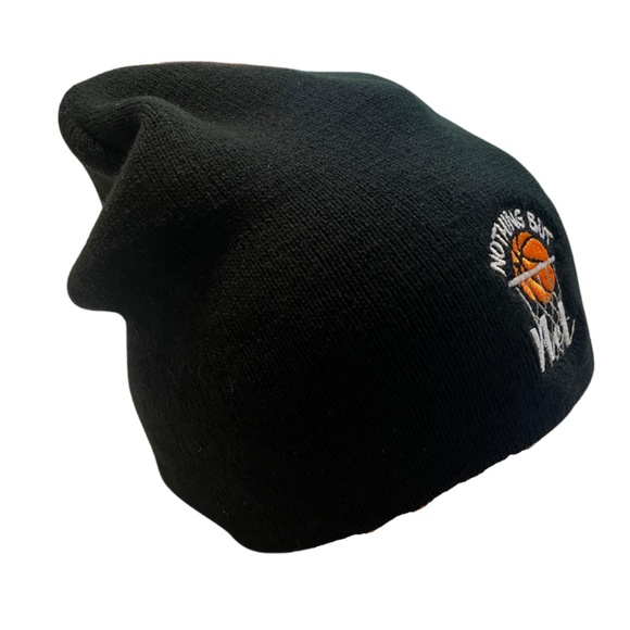 Nothing But Net Black Beanie NWOT - Picture 2 of 6